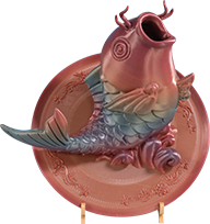 魚(yú)躍龍門擺件